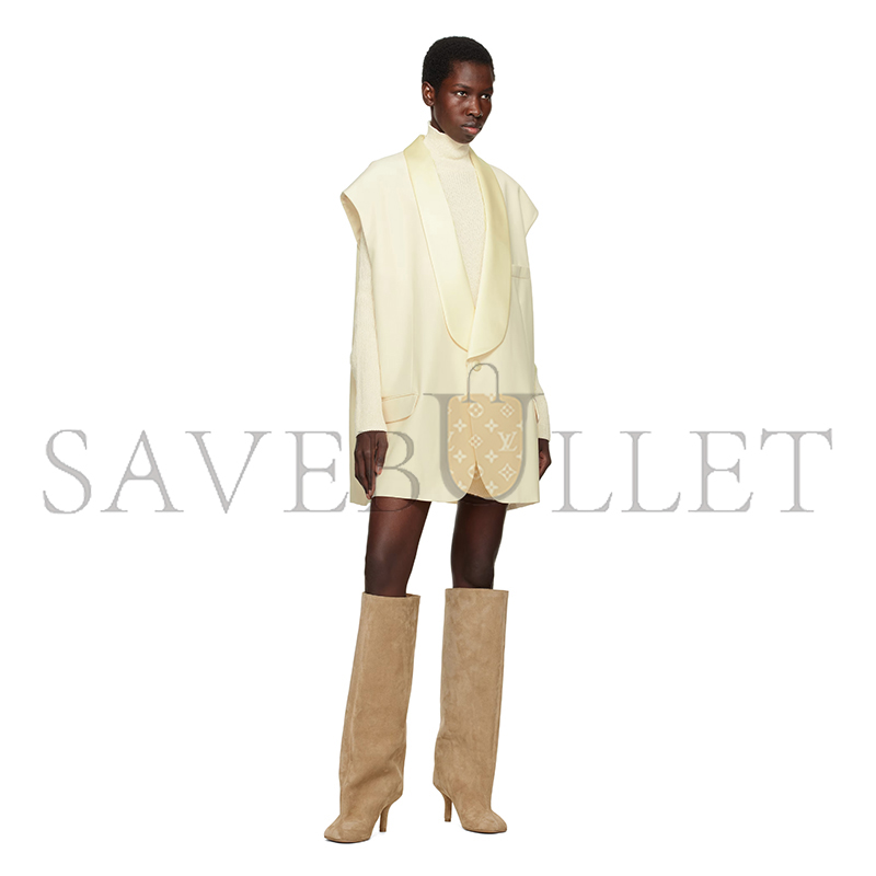 ma1s0n marg*e1a tan anaT0mic slip-on suede tall boots 252188f115000
